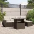 Set canapele de grădină cu perne, 6 piese, maro, poliratan GartenMobel Dekor