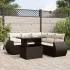 Set mobilier grădină cu perne, 6 piese, gri, poliratan GartenMobel Dekor