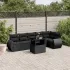 Set canapele de grădină cu perne, 7 piese, maro, poliratan GartenMobel Dekor