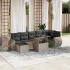 Set canapele de grădină, 8 piese, cu perne, bej, poliratan GartenMobel Dekor