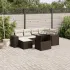 Set canapele de grădină cu perne, 7piese gri deschis poliratan GartenMobel Dekor