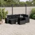 Set canapele de grădină cu perne, 7piese gri deschis poliratan GartenMobel Dekor