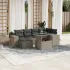 Set canapele de grădină cu perne, 7piese gri deschis poliratan GartenMobel Dekor