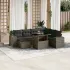 Set canapele de grădină cu perne, 8 piese, maro, poliratan GartenMobel Dekor