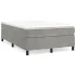 Pat box spring cu saltea, negru, 120x190 cm, catifea GartenMobel Dekor