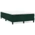 Pat box spring cu saltea, verde închis, 100x200 cm, catifea GartenMobel Dekor
