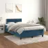 Pat box spring cu saltea, verde închis, 120x190 cm, catifea GartenMobel Dekor