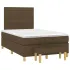 Pat box spring cu saltea, negru, 120x190 cm, catifea GartenMobel Dekor