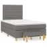 Pat box spring cu saltea, negru, 180x200 cm, catifea GartenMobel Dekor