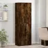 Bufet stejar artizanal 60 x 35 x 180 cm Lemn compozit GartenMobel Dekor