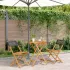 Set mobilier grădină, 5 piese, negru, poliratan și lemn masiv GartenMobel Dekor