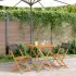 Set mobilier grădină, 5 piese, negru, poliratan și lemn masiv GartenMobel Dekor