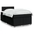 Pat box spring cu saltea, negru, 180x200 cm, catifea GartenMobel Dekor