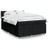 Pat box spring cu saltea, negru, 180x200 cm, catifea GartenMobel Dekor