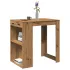Masă de bar, alb, 102x70x103,5 cm, lemn prelucrat GartenMobel Dekor