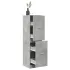 Dulap de farmacie, gri beton, 30x41x144,5 cm, lemn prelucrat GartenMobel Dekor