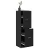Dulap de farmacie, negru, 40x41x77,5 cm, lemn prelucrat GartenMobel Dekor