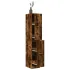 Dulap de farmacie stejar fumuriu, 30x41x118 cm, lemn prelucrat GartenMobel Dekor