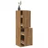 Dulap de farmacie, gri beton, 40x41x144,5 cm, lemn prelucrat GartenMobel Dekor