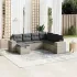 Set canapele de grădină, 7 piese, cu perne, bej, poliratan GartenMobel Dekor