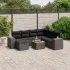 Set canapele de grădină, 8 piese, cu perne, bej, poliratan GartenMobel Dekor