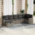 Set canapele de grădină, 7 piese, cu perne, bej, poliratan GartenMobel Dekor