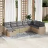 Set canapele de grădină cu perne, 8 piese, gri, poliratan GartenMobel Dekor