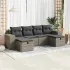 Set canapele de grădină cu perne, 6 piese, bej, poliratan GartenMobel Dekor