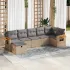 Set canapele de grădină cu perne, 8 piese, gri, poliratan GartenMobel Dekor