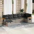 Set canapele de grădină cu perne, 8 piese, gri, poliratan GartenMobel Dekor