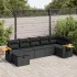 Set canapele de grădină cu perne, 8 piese, gri, poliratan GartenMobel Dekor