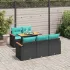 Set mobilier grădină cu perne, 6 piese, gri, poliratan GartenMobel Dekor
