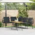 Set de canapele pentru grădină 2 pcs Negru poliratan GartenMobel Dekor