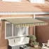 Cortina Retractabilă Manual Antracit 300 x 200 cm țesătură GartenMobel Dekor