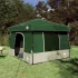Set Cort pentru Camping cu acoperiș 2 pcs Gri și Portocalie GartenMobel Dekor