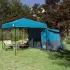 Set Cort pentru Camping 2 pcs Portocaliu Tafetă și Material GartenMobel Dekor