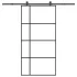 Ușă glisantă cu set feronerie 102,5x205 cm sticlă ESG/aluminiu GartenMobel Dekor