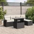 Set canapele de grădină cu perne, 6 piese, bej, poliratan GartenMobel Dekor