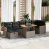 Set canapele de grădină cu perne, 5 piese, bej, poliratan GartenMobel Dekor