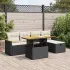 Set canapele de grădină cu perne, 6 piese, bej, poliratan GartenMobel Dekor