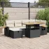 Set canapele de grădină, 8 piese, cu perne, bej, poliratan GartenMobel Dekor