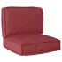 Set de perne pentru palet 2 pcs Roșu Vin Material Oxford GartenMobel Dekor