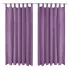 Draperii micro-satin cu bride, 2 buc, 140 x 225 cm, gri GartenMobel Dekor
