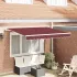 Cortina Retractabilă Verde 250 x 200 cm țesătură GartenMobel Dekor