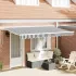 Cortina Retractabilă Antracit 400 x 200 cm țesătură GartenMobel Dekor