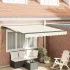 Cortina Retractabilă Gri deschis 350 x 250 cm GartenMobel Dekor