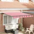 Cortina Retractabilă Bej 300 x 250 cm Țesătură și Aluminiu GartenMobel Dekor