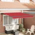 Cortina Retractabilă Gri deschis 350 x 250 cm GartenMobel Dekor