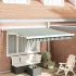 Copertină Alb 350 x 250 x 165 cm Poliester și Aluminiu GartenMobel Dekor