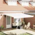 Cortina Retractabilă cu Manual Bej 400 ×300 cm țesătură GartenMobel Dekor